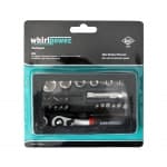 Комплект тресчотка, вложки и битове WhirlPower, 25 части