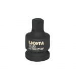 Преходник ударен F 1/2"- M 3/8" , CR-MO, Black, L 45 mm