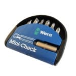 Комплект бит накрайници с държач WERA, D6.3, Standart, 6 бр.