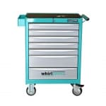 Количка с инструменти WhirlPower, 7 чекмеджета, празна
