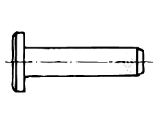 DIN 1444 A, Clevis Pins With Head Form A= Without Split Pin Holes | ITT ...