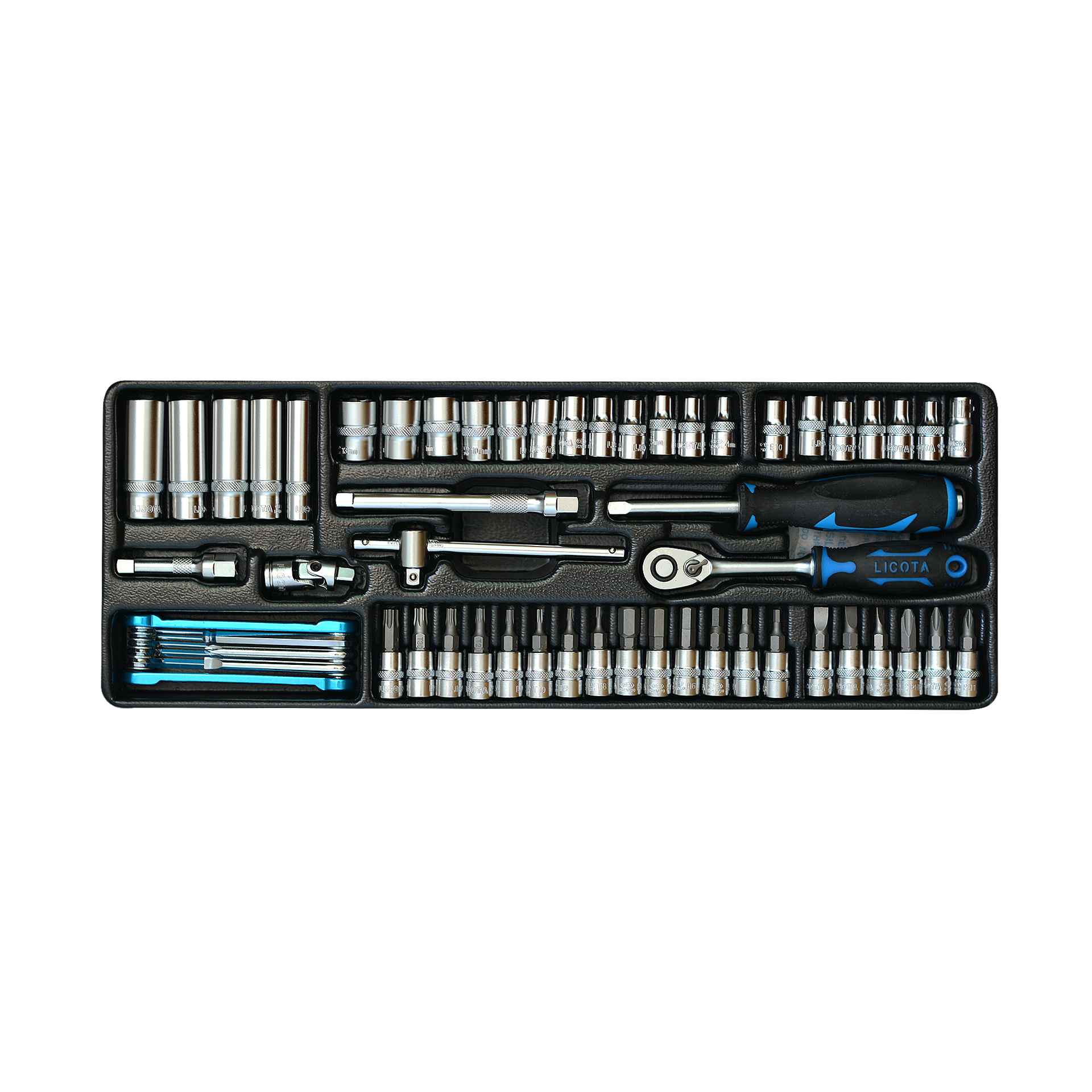 Комплект за количка, 1/4" DR. SOCKET SET, 51 ч. | ИТТ България ЕООД