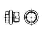 Locking screws with collar and vent  