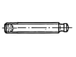 Grub screw with thrust point