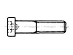 Low head socket cap screws with pilot  