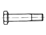 Hex bolts for high strength struct. bolting  