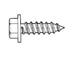 Hexagon washer head tapping screws  