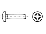 Cross rec. pan head thread forming screws