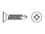 Self-drilling screws, CSK head, PH drive