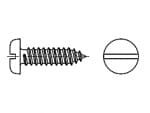 (BZ) Slotted pan head tapping screws