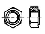 Hexagon weld nuts  