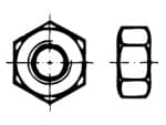 Hexagon nuts - 0,8d  