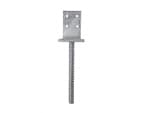 Beam anchor, T-type, zinc plated