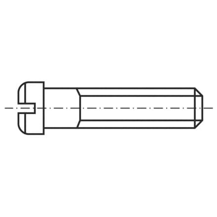Винт ниска цилиндрична глава с