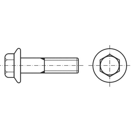 DIN 6921-SS Болт с фланшова гл