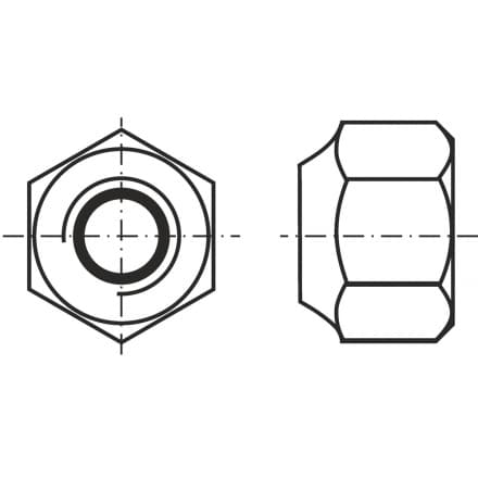 DIN 982-SS   Гайка самоосигряв