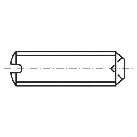 DIN 438-SS   Винт стопорен