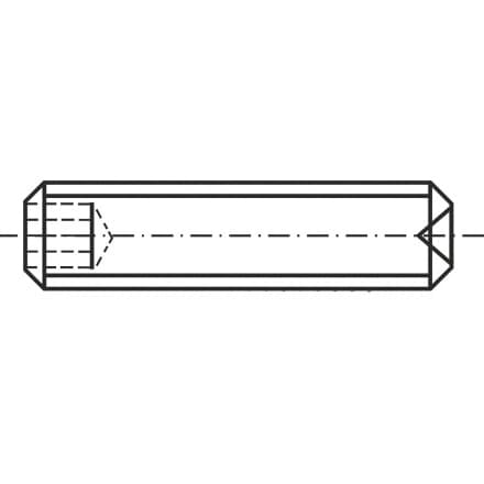 DIN 916-SS   Винт стопорен с в