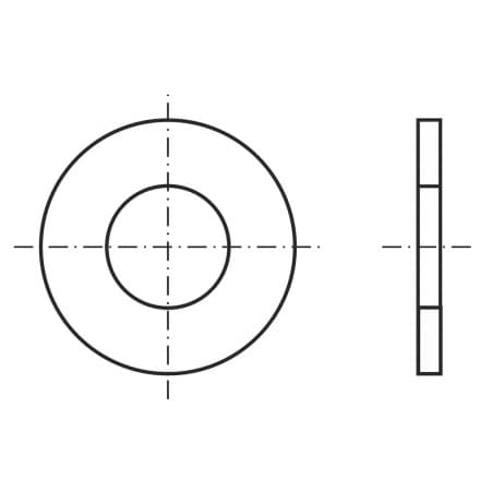 DIN 1052 -3 Шайба подложна дър