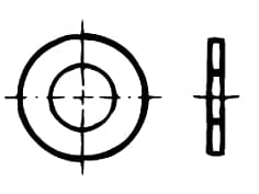 DIN 126   Шайба подложна без ф
