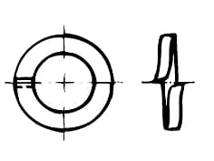 DIN 127   Шайба пружинна  