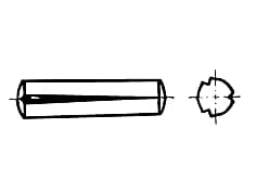 DIN 1471-SS   Stift conic cres