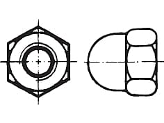 DIN 1587   Гайка глуха (калпак