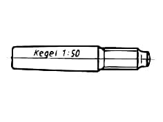 DIN 258   Щифт конусен 1:50 с 