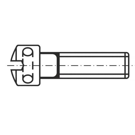 DIN 404-SS   Винт с отвор на г