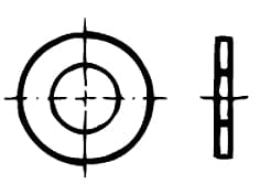 DIN 433 – 1   Подложна шайба з