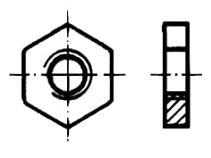 DIN 439-SS   Hexagon nuts - 0,