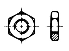 DIN 439B-SS   Hexagon nuts - 0