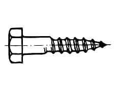 DIN 571-SS   Hexagon lag screw