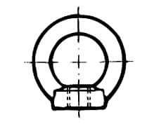 DIN 582   Халка с гайка (ринг 