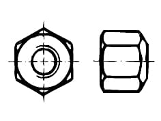 DIN 6330   Hexagon nuts - 1,5d