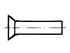 DIN 661   Нит плътен със скрит