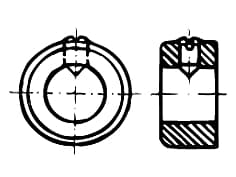 DIN 705   Пръстен ограничителе