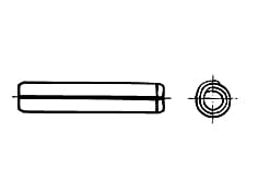 DIN 7343-SS Stift elastic spir