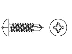 DIN 7504N   Винт цилиндрична л