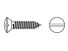 DIN 7973   Винт с лещовидна ск