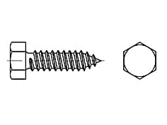 DIN 7976   Hexagon head tappin