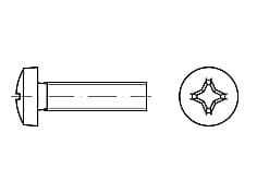 DIN 7985-SS Cross recessed pan