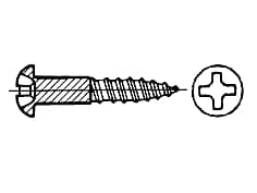 DIN 7996-SS Cross recessed rou