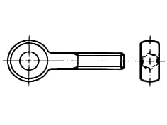 DIN 81698   Болт с ухо с намал