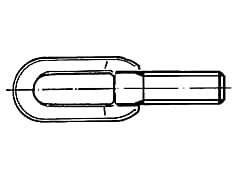 DIN 82006   Ринг болт с овално