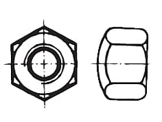 DIN 917-SS   Hexagon cup nuts 