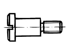 DIN 923   Винт с ниска цилиндр