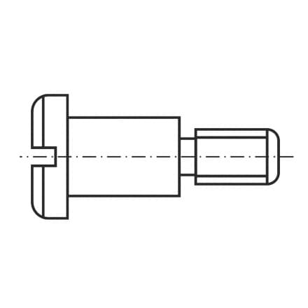 DIN 923   Винт с ниска цилиндр
