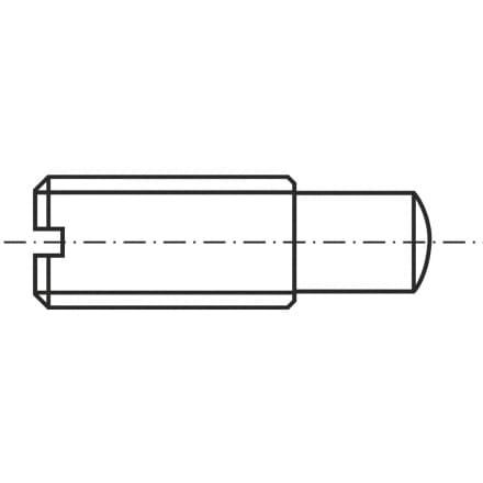 DIN 926   Винт без глава с цил