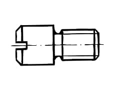 DIN 927   Винт без глава с шли